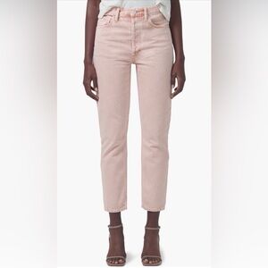 Citizens Of Humanity Jolene High Waist Ankle Slim Straight Leg Jean